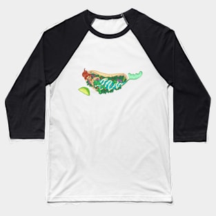 Fish Taco Baseball T-Shirt